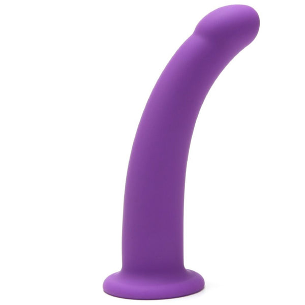 7" Curved Silicone Dildo