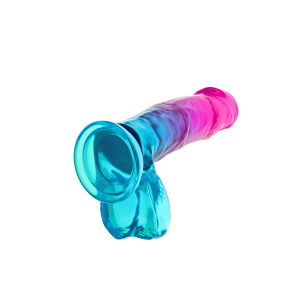 B Yours Candy-Colored 6.75" Dildo with Balls