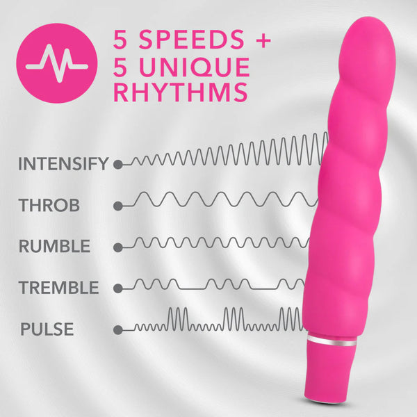 Luxe Anastasia Platinum-Cured Silicone Vibrator - Pink