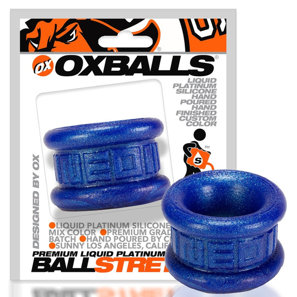 NEO SHORT Liquid Platinum Silicone Ball Stretcher - Blueballs