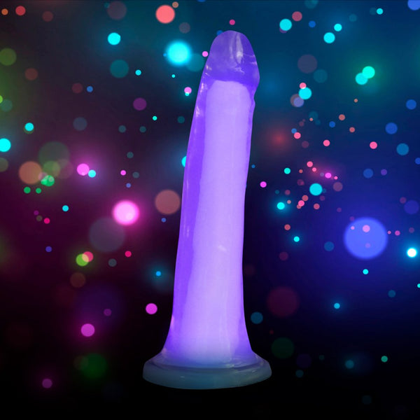 Curve Novelties Lollicock Glow-in-the-Dark 7" Silicone Dildo (4 Colours Available) - Extreme Toyz Singapore - https://extremetoyz.com.sg - Sex Toys and Lingerie Online Store