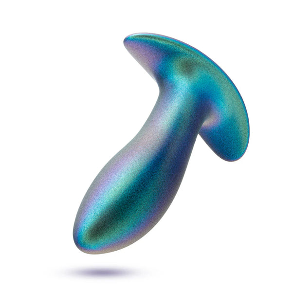 Anal Adventures Matrix The Voyager Platinum-Cured Rechargeable Vibrating Anal Plug With AnchorTech™ Base - Neptune Teal
