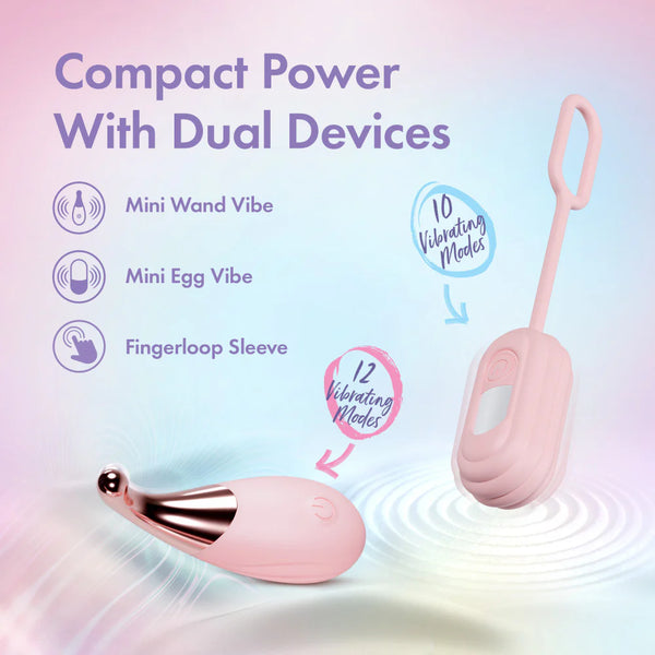 Play With Me Wanderlust 4 Piece Remote Control Vibrator Set with Charging Case