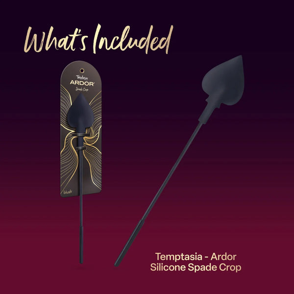 Temptasia Ardor Spade-Shaped Silicone Crop