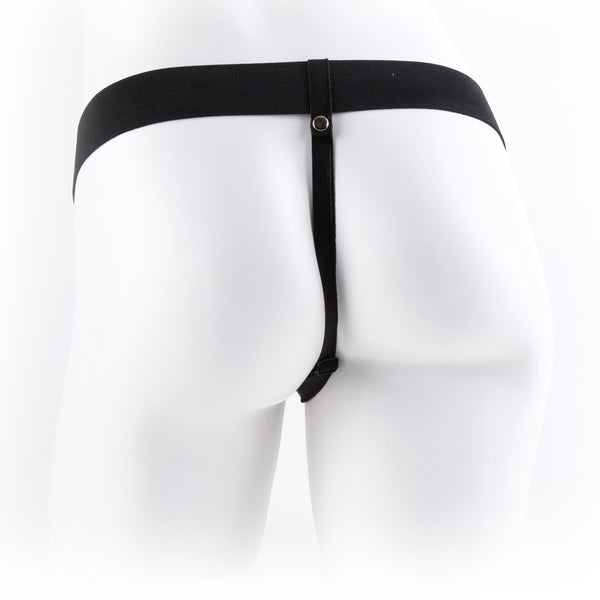 Fetish Fantasy Series 9" Hollow Strap-On with Balls - Light