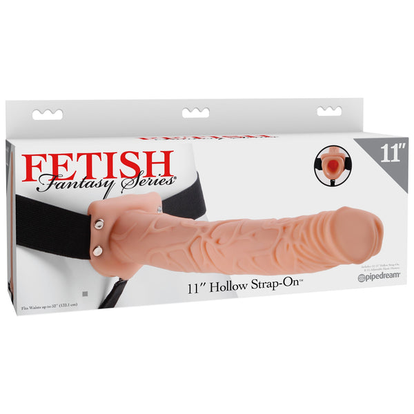 Fetish Fantasy Series 11" Hollow Strap-On - Light