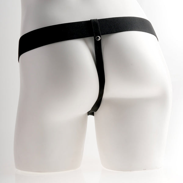 Fetish Fantasy Series 7" Rechargeable Hollow Strap-On with Balls - Light