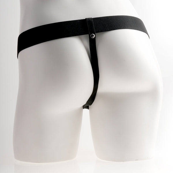 Fetish Fantasy Series 9" Rechargeable Hollow Strap-On with Balls - Light