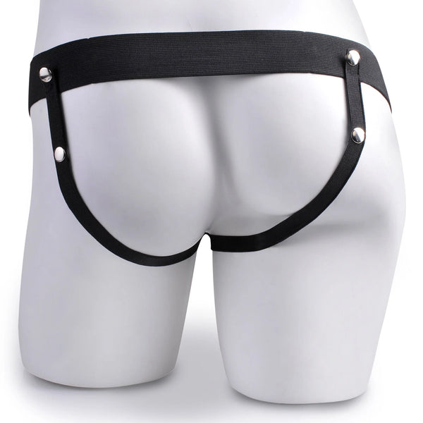 Fetish Fantasy Series 9" Squirting Hollow Strap-on with Balls - Brown