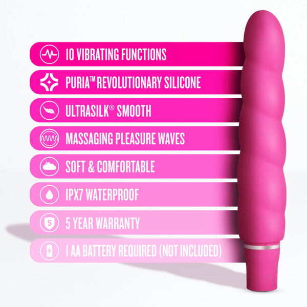 Luxe Anastasia Platinum-Cured Silicone Vibrator - Pink
