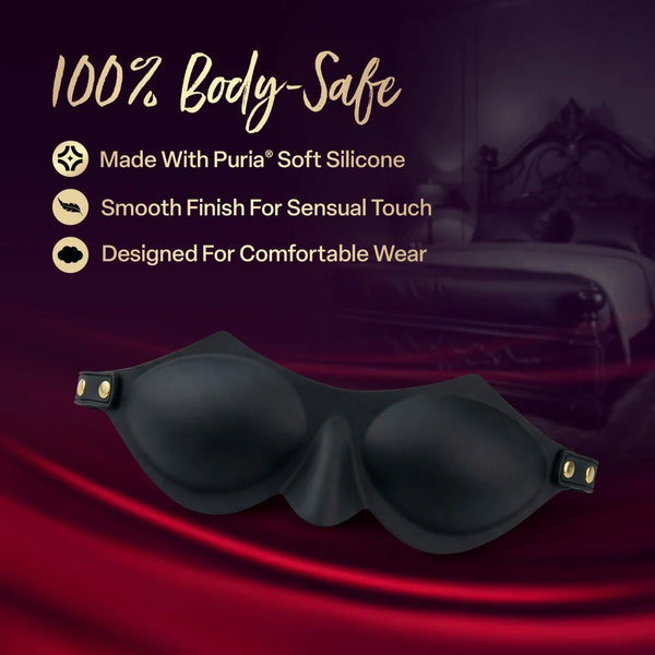 Temptasia Ardor Silicone Blindfold - Black
