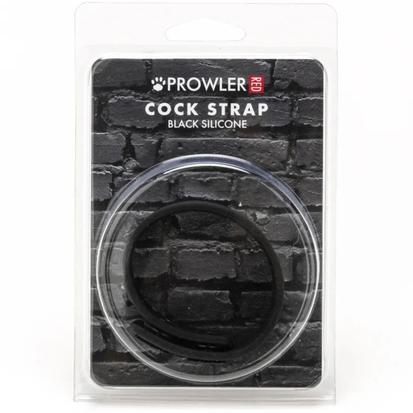 Silicone Adjustable Cock Strap - Black