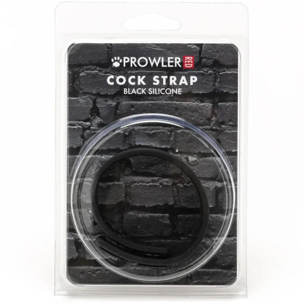Silicone Adjustable Cock Strap - Black