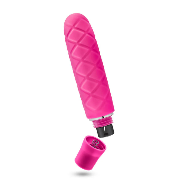 Luxe Cozi Platinum-Cured Silicone Vibrator - Fuchsia