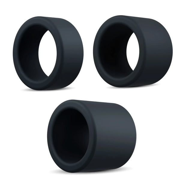 Performance Plus Accelerate Platinum-Cured Silicone 3 Cock Ring Set