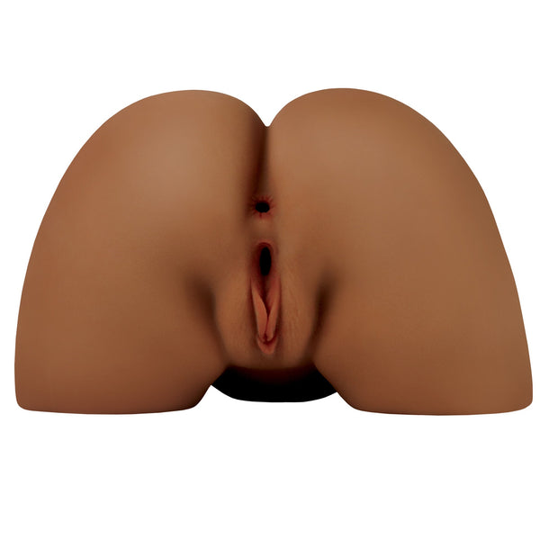 PDX Elite Shake That Ass Vibrating Mega Masturbator - Brown