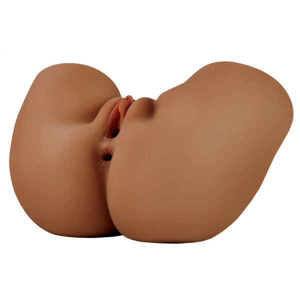 PDX Elite Shake That Ass Vibrating Mega Masturbator - Brown