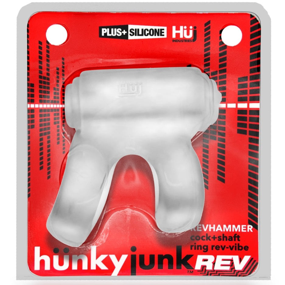 REVHAMMER Reverb Vibrating Cock & Shaft Ring - Clear Ice