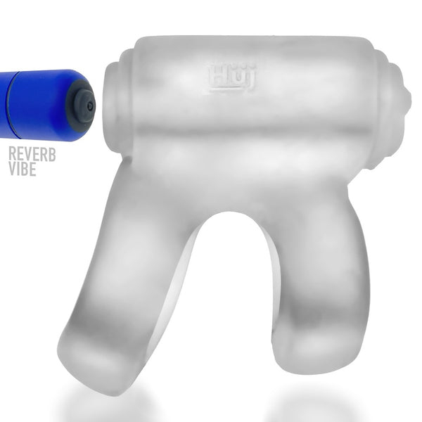 REVHAMMER Reverb Vibrating Cock & Shaft Ring - Clear Ice