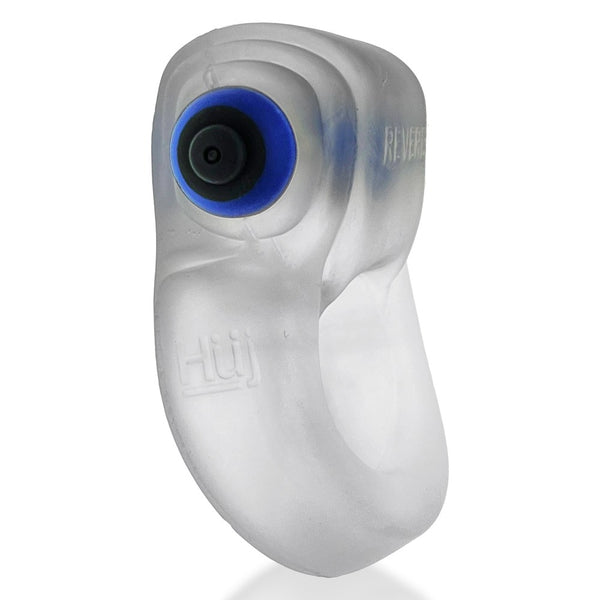 REVRING Reverb Vibrating Super-Buzz Cock Ring - Clear Ice