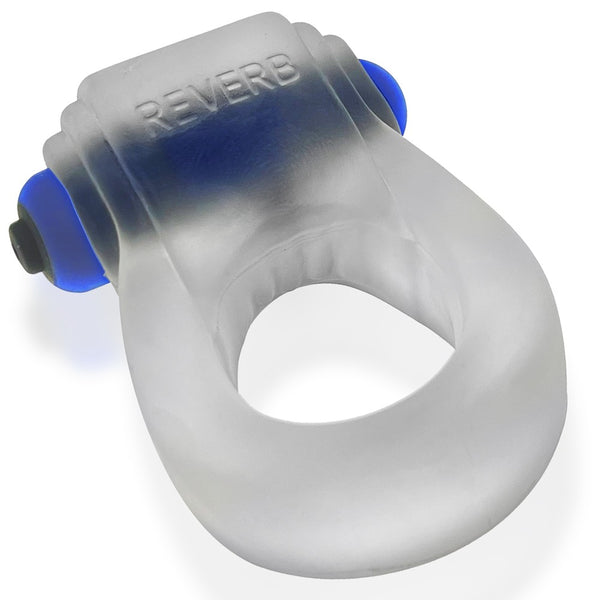 REVRING Reverb Vibrating Super-Buzz Cock Ring - Clear Ice