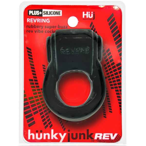 REVRING Reverb Vibrating Super-Buzz Cock Ring - Tar Ice