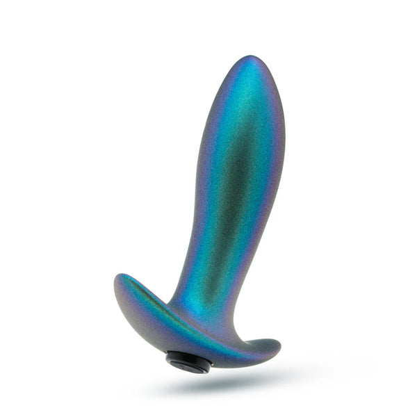Anal Adventures Matrix The Voyager Platinum-Cured Rechargeable Vibrating Anal Plug With AnchorTech™ Base - Neptune Teal