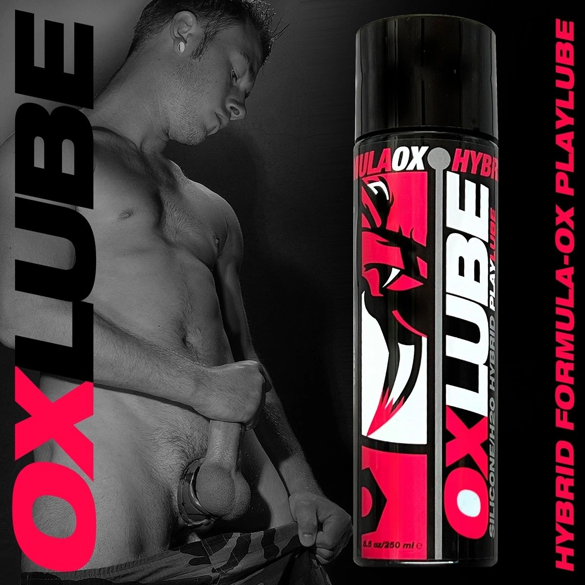 OXLUBE Hybrid Formula OX Water+Silicone Lubricant 8.5 oz. - Extreme Toyz Singapore - https://extremetoyz.com.sg - Sex Toys and Lingerie Online Store - Bondage Gear / Vibrators / Electrosex Toys / Wireless Remote Control Vibes / Sexy Lingerie and Role Play / BDSM / Dungeon Furnitures / Dildos and Strap Ons &nbsp;/ Anal and Prostate Massagers / Anal Douche and Cleaning Aide / Delay Sprays and Gels / Lubricants and more...