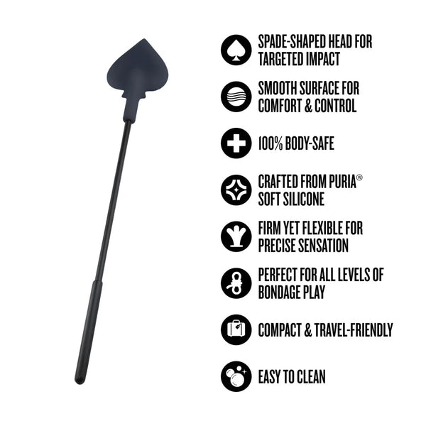 Temptasia Ardor Spade-Shaped Silicone Crop