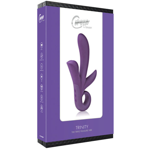 CARESSE Trinity Triple Pleasure Rechargeable Vibe