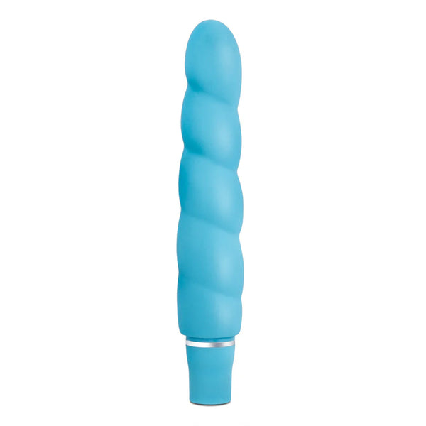 Luxe Anastasia Platinum-Cured Silicone Vibrator - Aqua