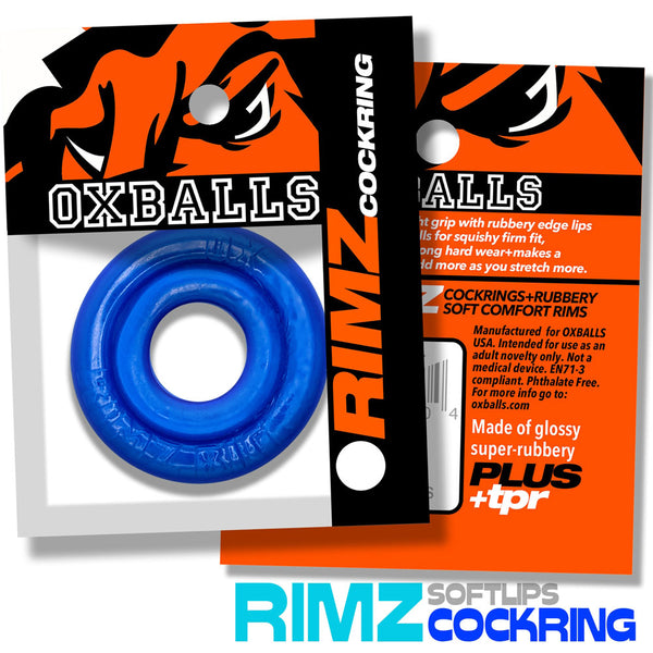 RIMZ flexTPR™ Softlips Cockring - Blue Pool
