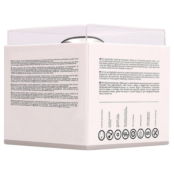 Twitch Innovation Hands-Free Suction & Vibration Clitoral Stimulator - Silver