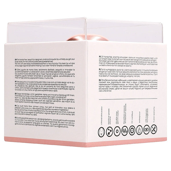 Twitch Innovation Hands-Free Suction & Vibration Clitoral Stimulator - Rose Gold