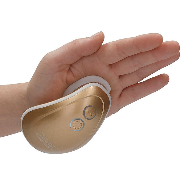 Twitch Innovation Hands-Free Suction & Vibration Clitoral Stimulator - Gold