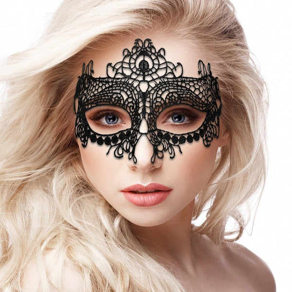 Ouch! Queen Black Lace Mask