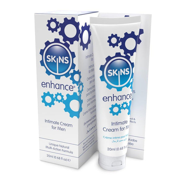 SKINS Enhance Intimate Cream For Men - 20ml - Extreme Toyz Singapore - https://extremetoyz.com.sg - Sex Toys and Lingerie Online Store - Bondage Gear / Vibrators / Electrosex Toys / Wireless Remote Control Vibes / Sexy Lingerie and Role Play / BDSM / Dungeon Furnitures / Dildos and Strap Ons  / Anal and Prostate Massagers / Anal Douche and Cleaning Aide / Delay Sprays and Gels / Lubricants and more...