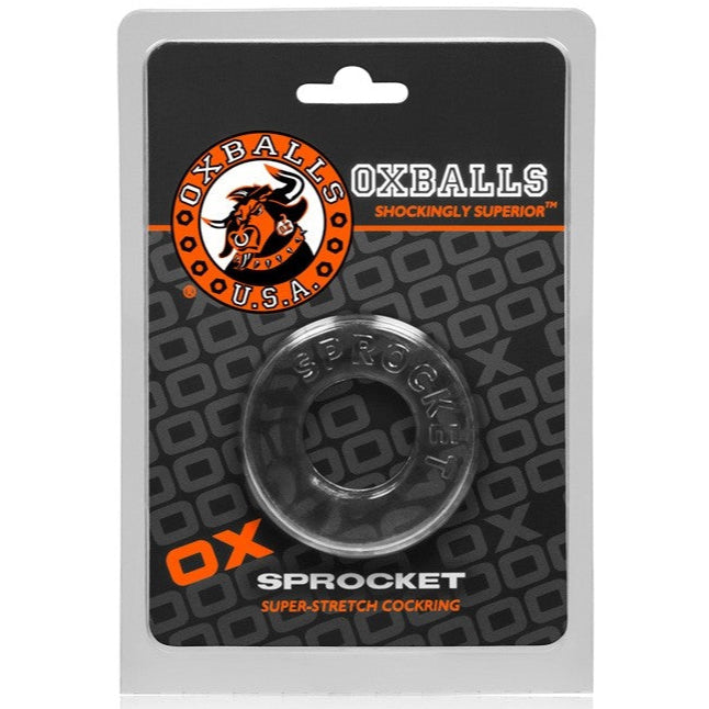 SPROCKET flexTPR™ Super-Stretch Cockring - Clear