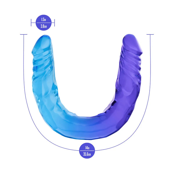 B Yours Sugar Stud 13.75" Large Double Dong