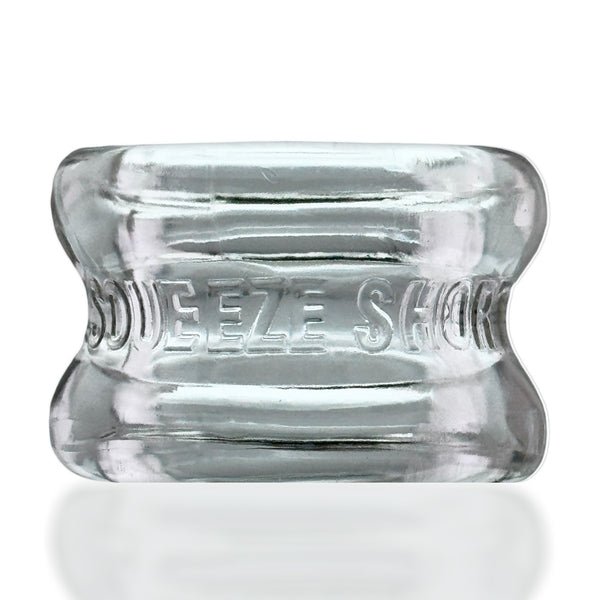 SQUEEZE SHORT flexTPR™ Soft-Grip Ball Stretcher - Clear