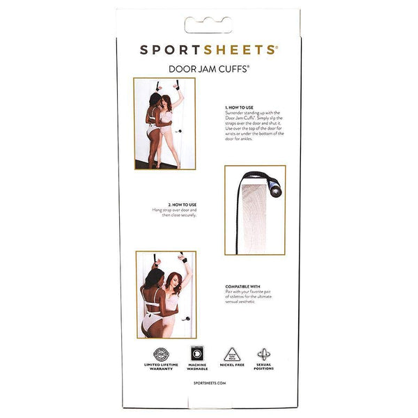 Sportsheets Door Jam Cuffs - Extreme Toyz Singapore - https://extremetoyz.com.sg - Sex Toys and Lingerie Online Store - Bondage Gear / Vibrators / Electrosex Toys / Wireless Remote Control Vibes / Sexy Lingerie and Role Play / BDSM / Dungeon Furnitures / Dildos and Strap Ons  / Anal and Prostate Massagers / Anal Douche and Cleaning Aide / Delay Sprays and Gels / Lubricants and more...