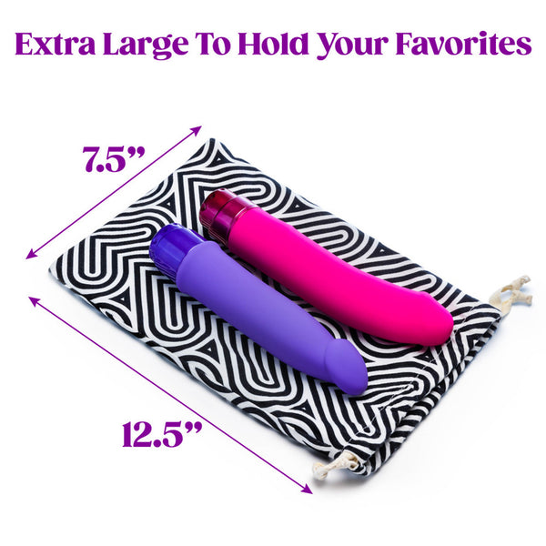 Blush Novelties The Collection Cotton Toy Bag  - Extreme Toyz Singapore - https://extremetoyz.com.sg - Sex Toys and Lingerie Online Store - Bondage Gear / Vibrators / Electrosex Toys / Wireless Remote Control Vibes / Sexy Lingerie and Role Play / BDSM / Dungeon Furnitures / Dildos and Strap Ons &nbsp;/ Anal and Prostate Massagers / Anal Douche and Cleaning Aide / Delay Sprays and Gels / Lubricants and more...