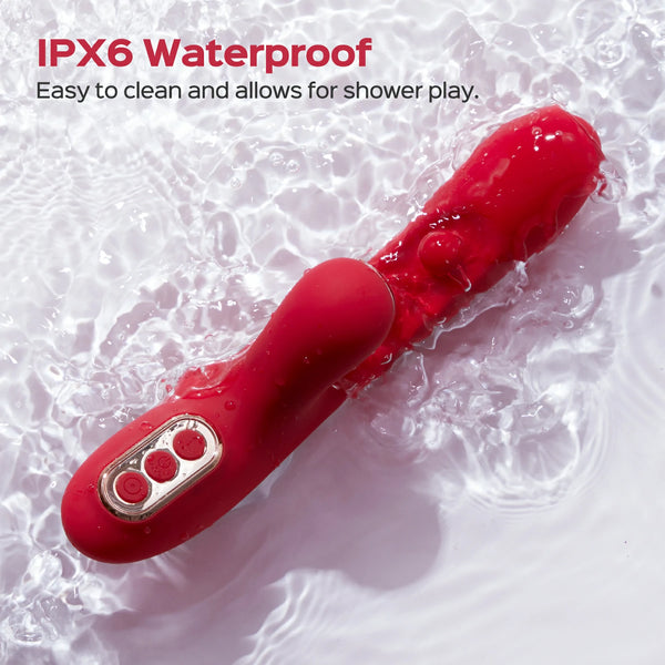 TICKLER Wiggling G-Spot Vibrator & Tapping Clitoral Stimulator