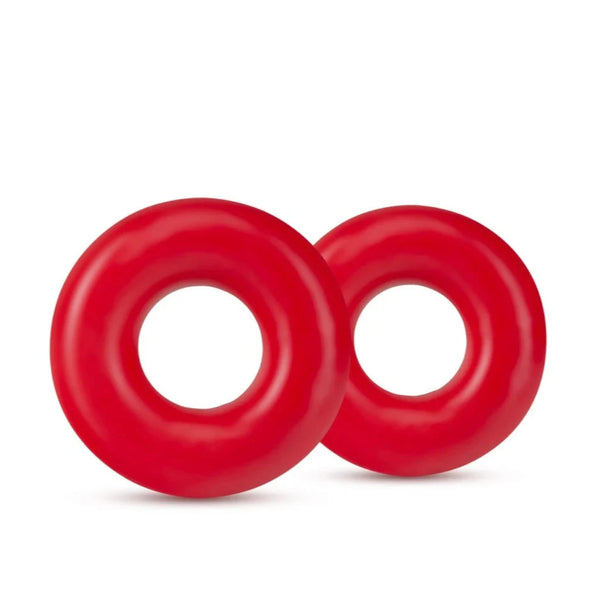 Stay Hard Donut Rings Oversized - Red