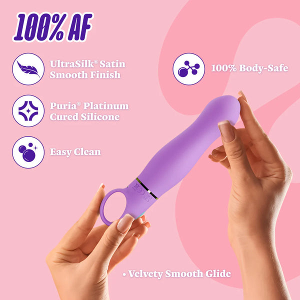 Aria Exciting AF Rumble Tech™ G-Spot Rechargeable Silicone Vibrator