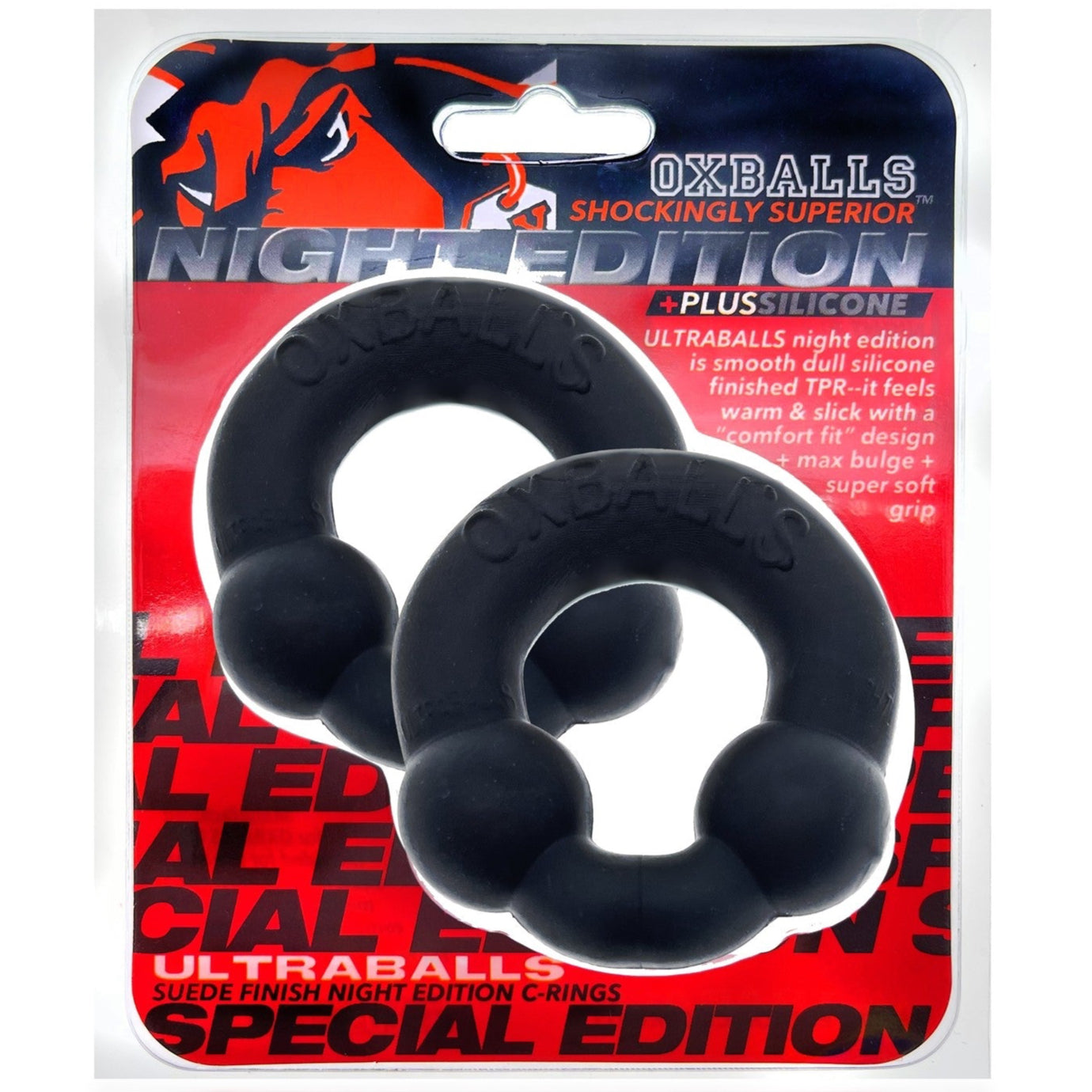 ULTRABALLS PLUS+silicone™ 2 Piece Cockring Set - Special Edition