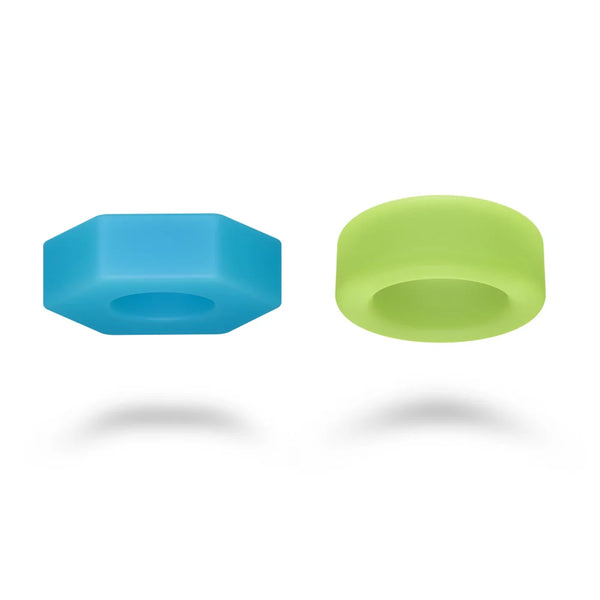 Performance Plus Flash Platinum-Cured Silicone 2 Cock Ring Set – Glow In The Dark