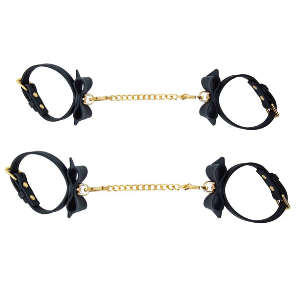 Temptasia Ardor Silicone Wrist & Ankle Restraints with Bow