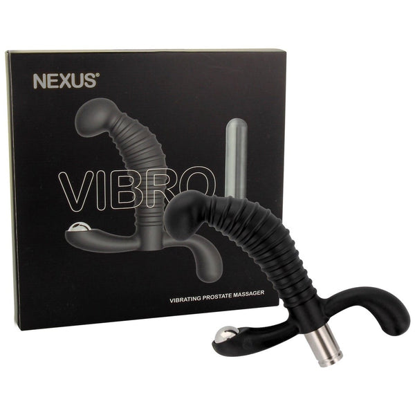 Vibro Prostate Massager with Rechargeable Stainless Steel Bullet