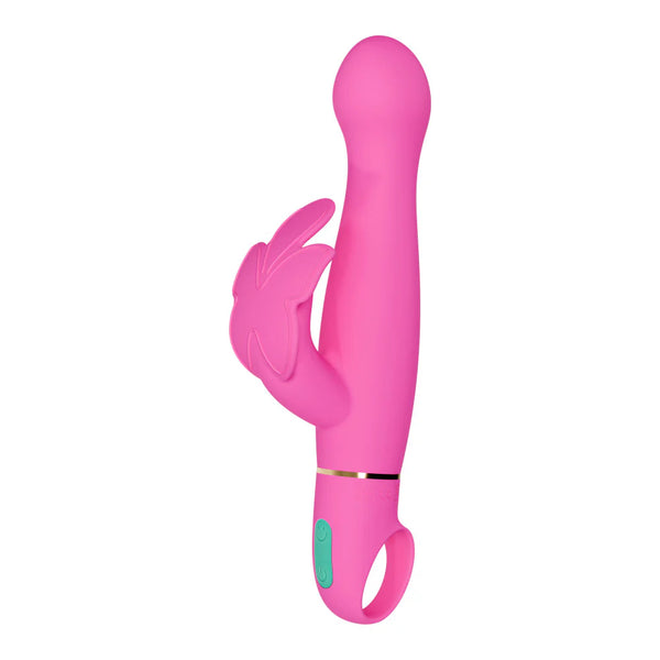 Aria Naughty AF Rumble Tech™ Rechargeable G-Spot & Clitoris Silicone Vibrator
